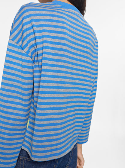 Cotton Jumper With Stripes