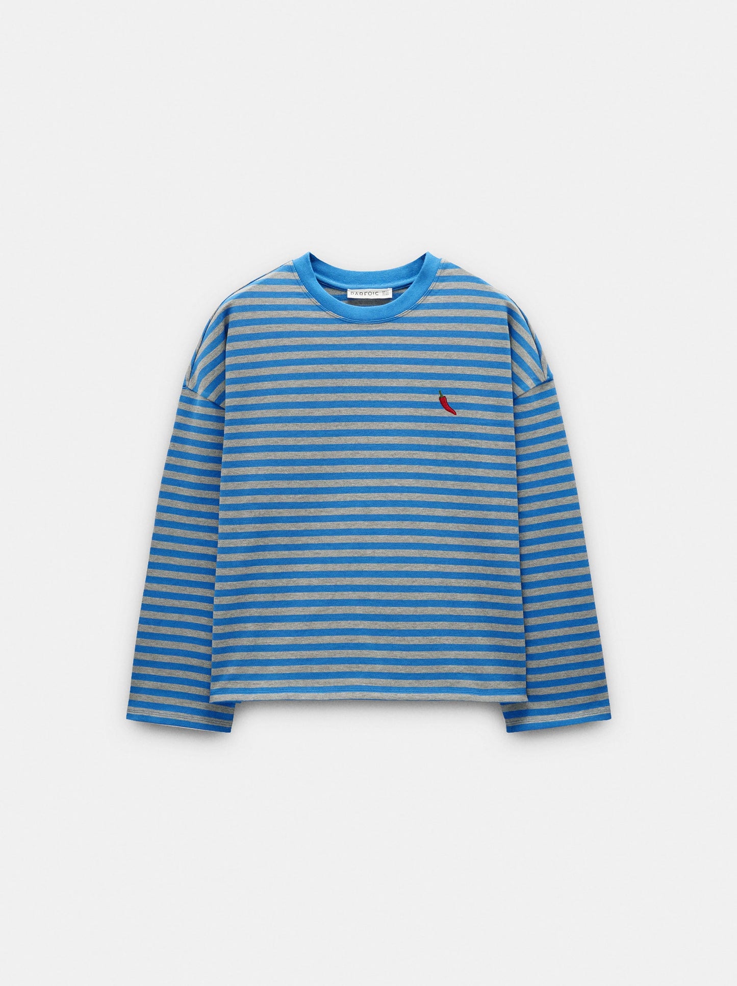 Cotton Jumper With Stripes