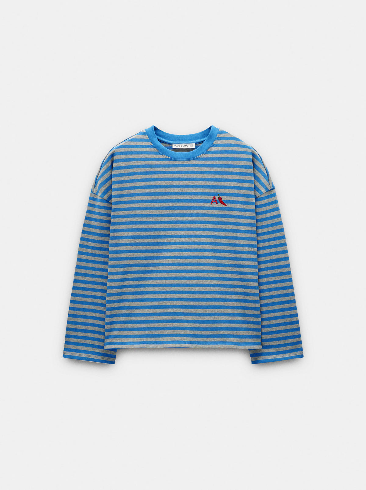 Cotton Jumper With Stripes
