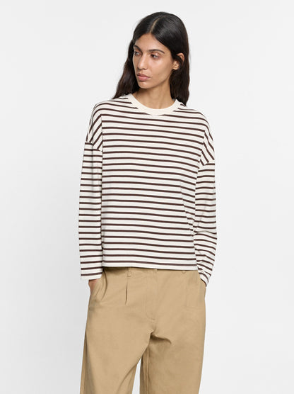 Cotton Jumper With Stripes