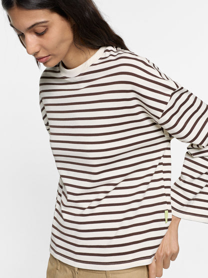 Cotton Jumper With Stripes