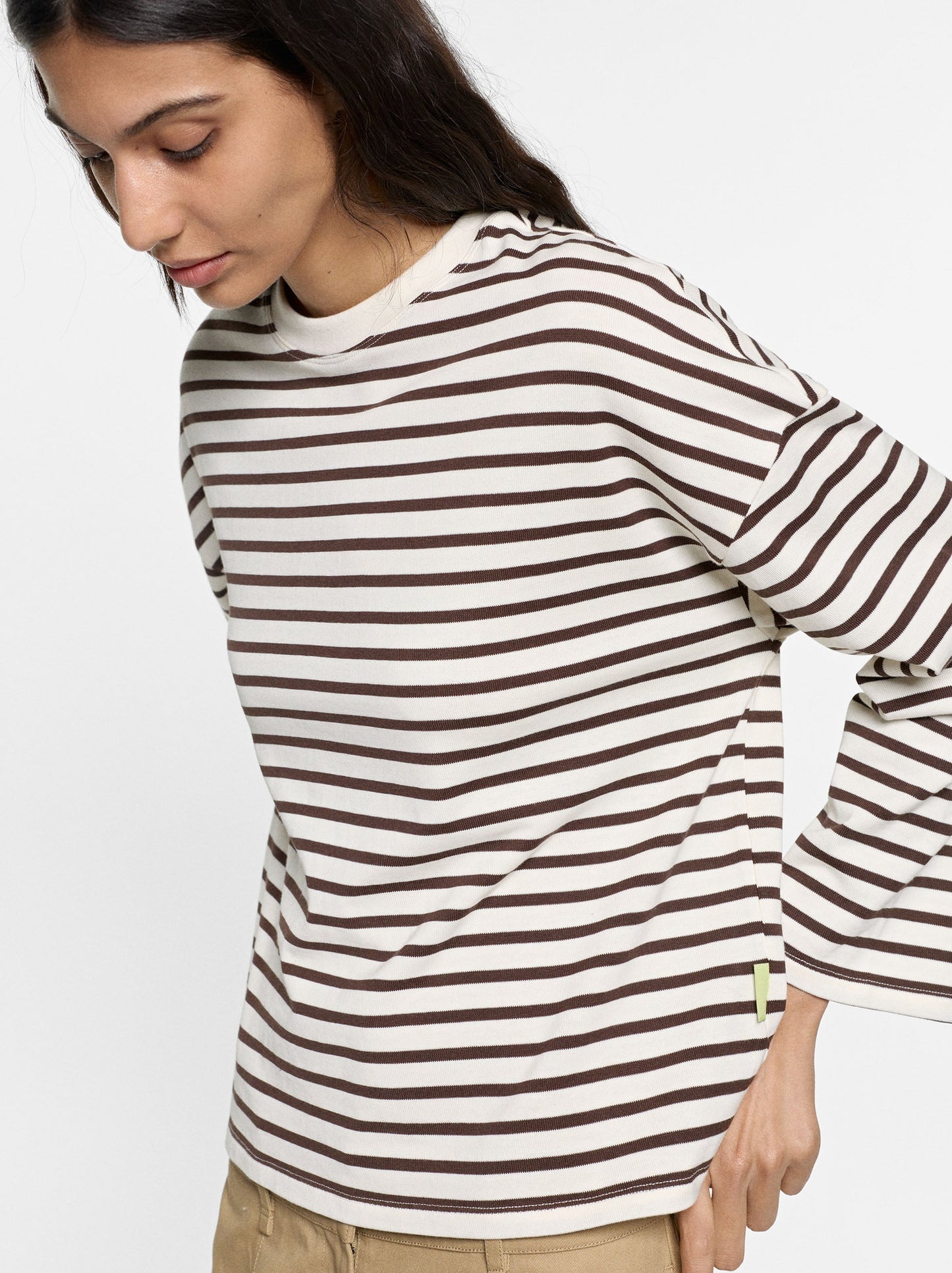 Cotton Jumper With Stripes