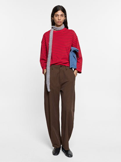 Cotton Jumper With Stripes