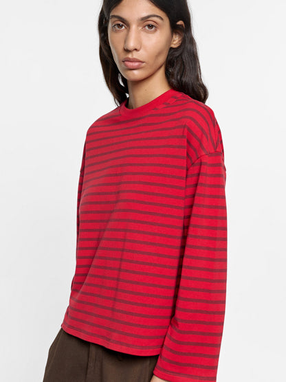 Cotton Jumper With Stripes