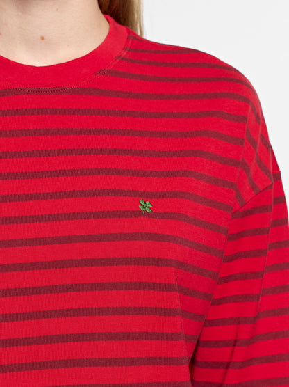 Cotton Jumper With Stripes