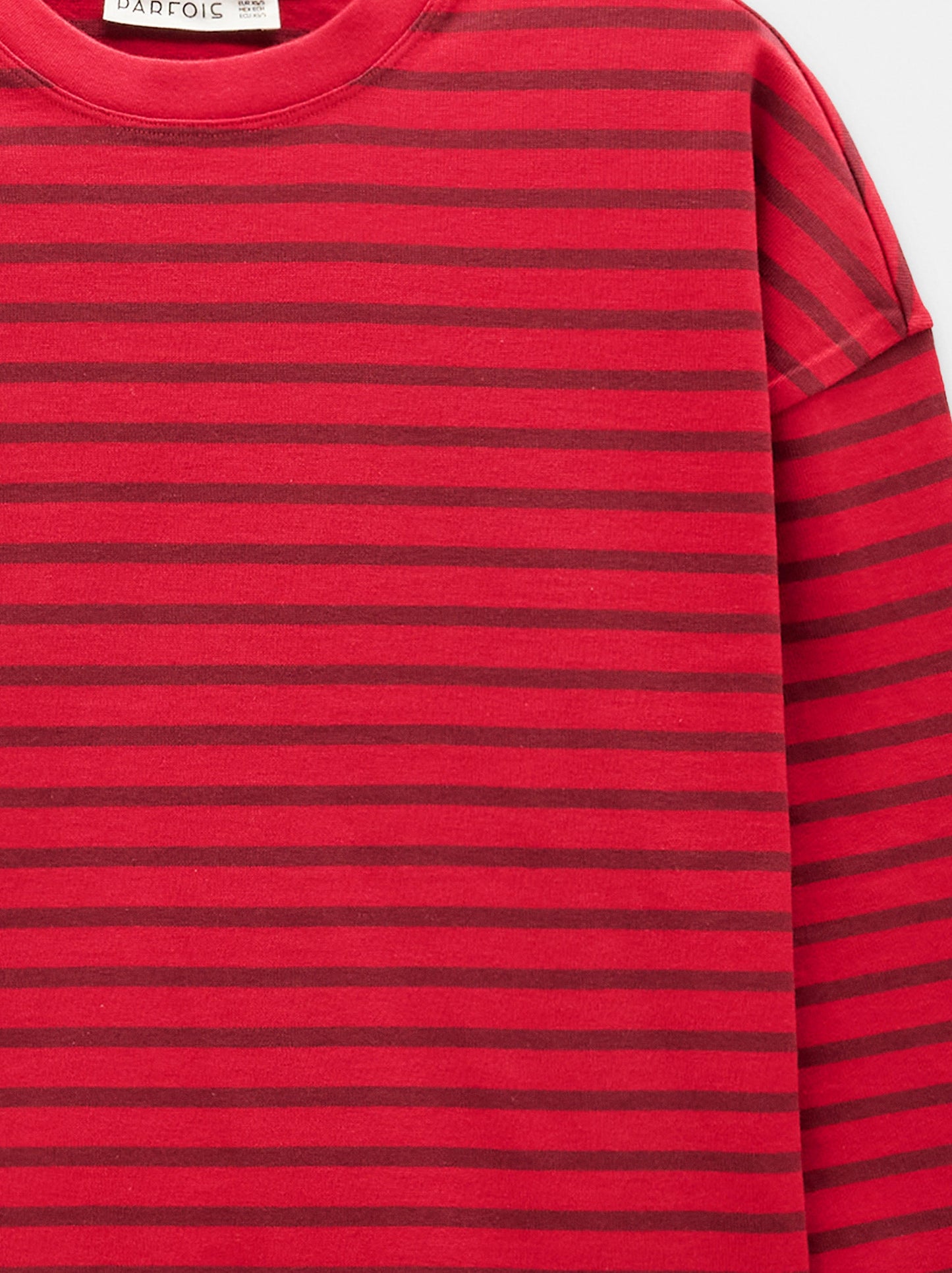 Cotton Jumper With Stripes