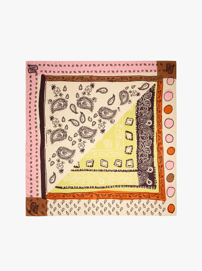 Square Patchwork Paisley Scarf