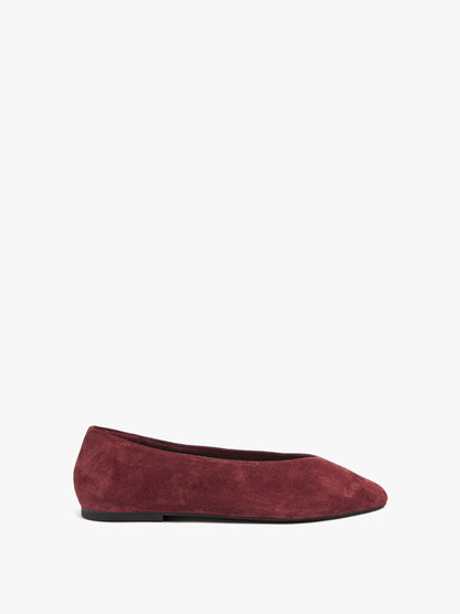 Suede Leather Flats