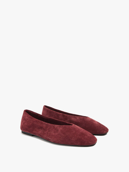 Suede Leather Flats