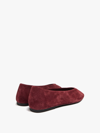 Suede Leather Flats