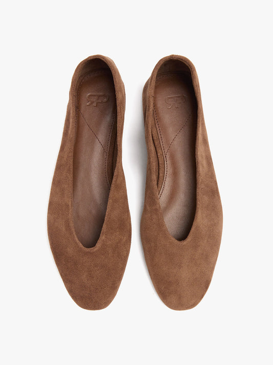 Suede Leather Flats