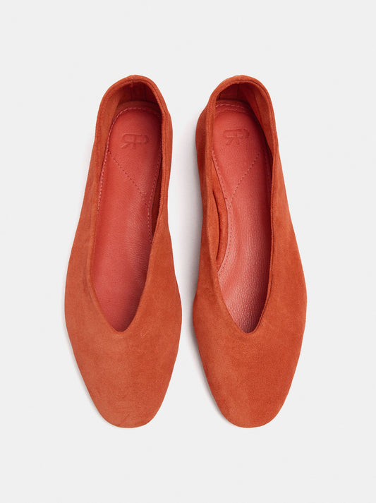 Suede Leather Flats