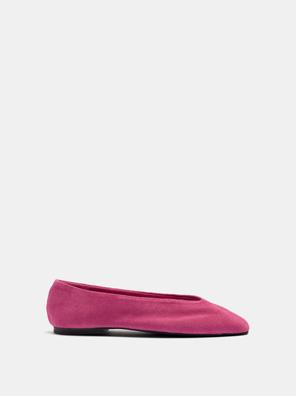 Suede Leather Flats