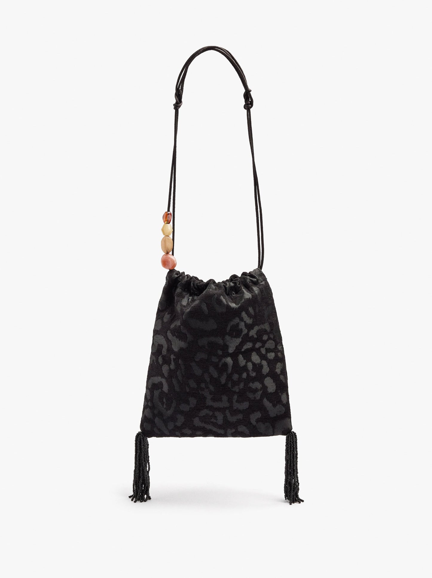 Jacquard Party Bag With Tassels