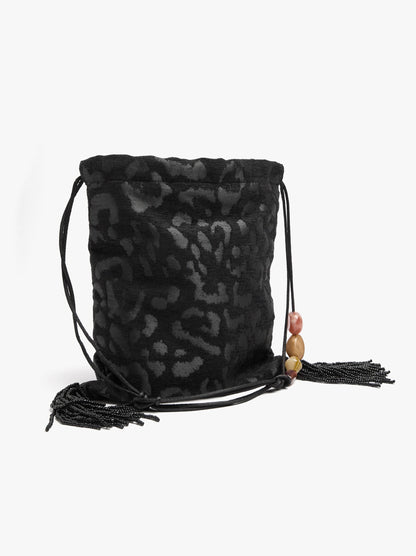 Jacquard Party Bag With Tassels