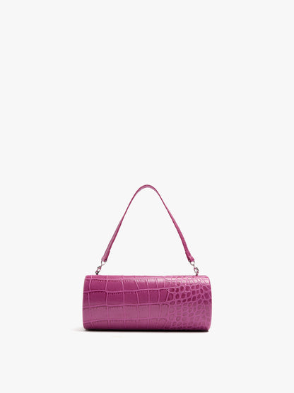 Cylindrical Party Clutch With Animal Print