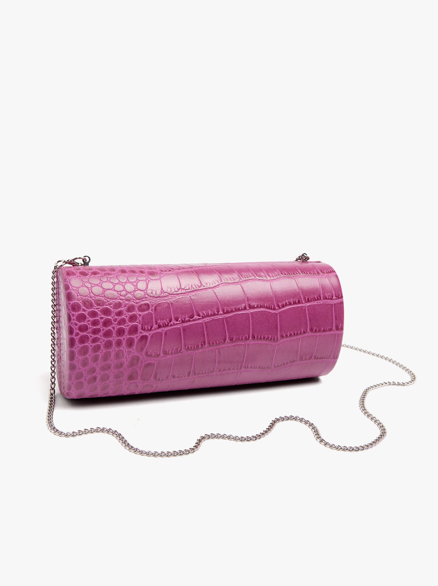 Cylindrical Party Clutch With Animal Print