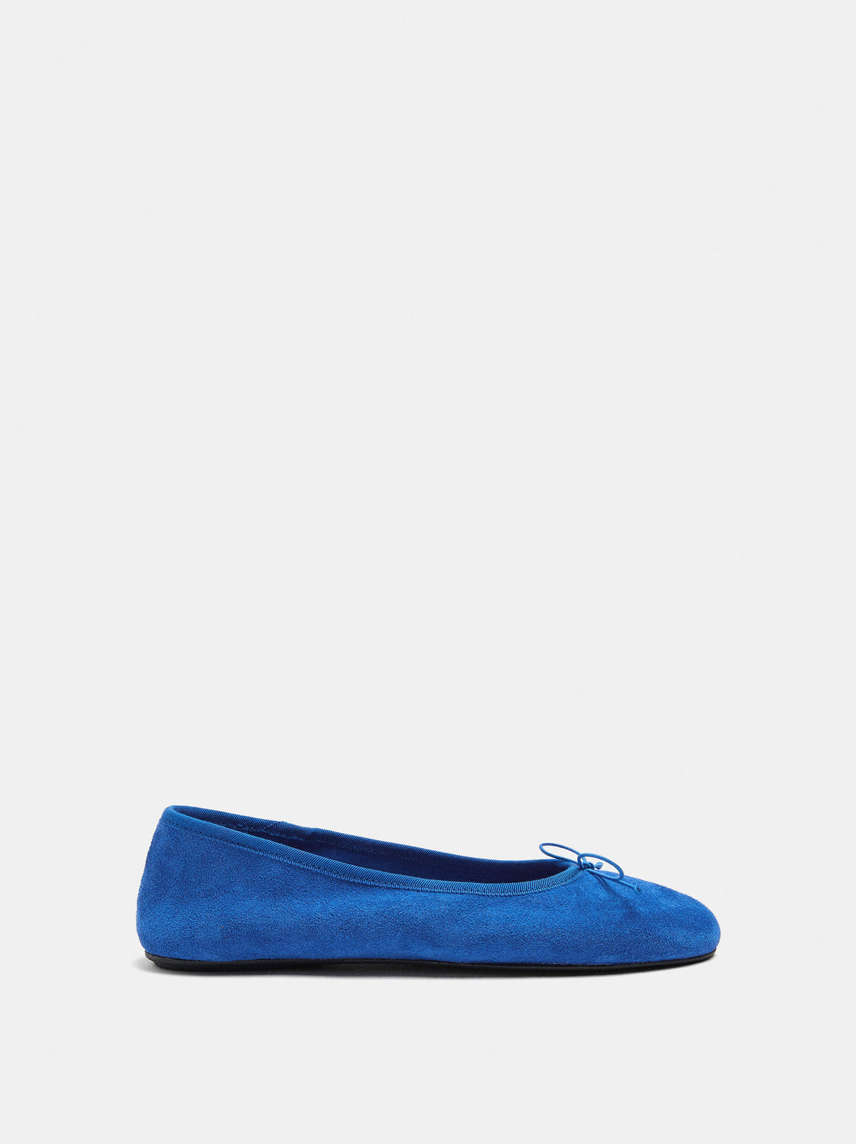 Leather Ballet Flats With A Bow