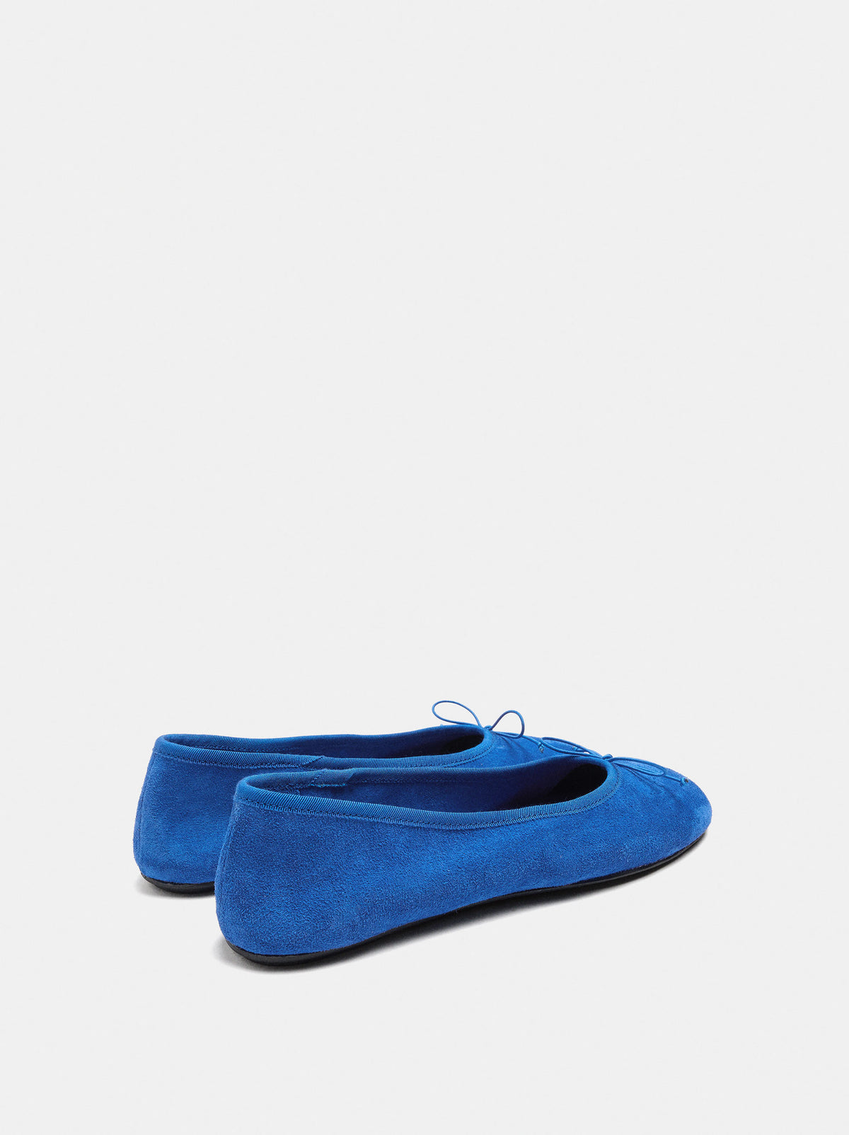 Leather Ballet Flats With A Bow