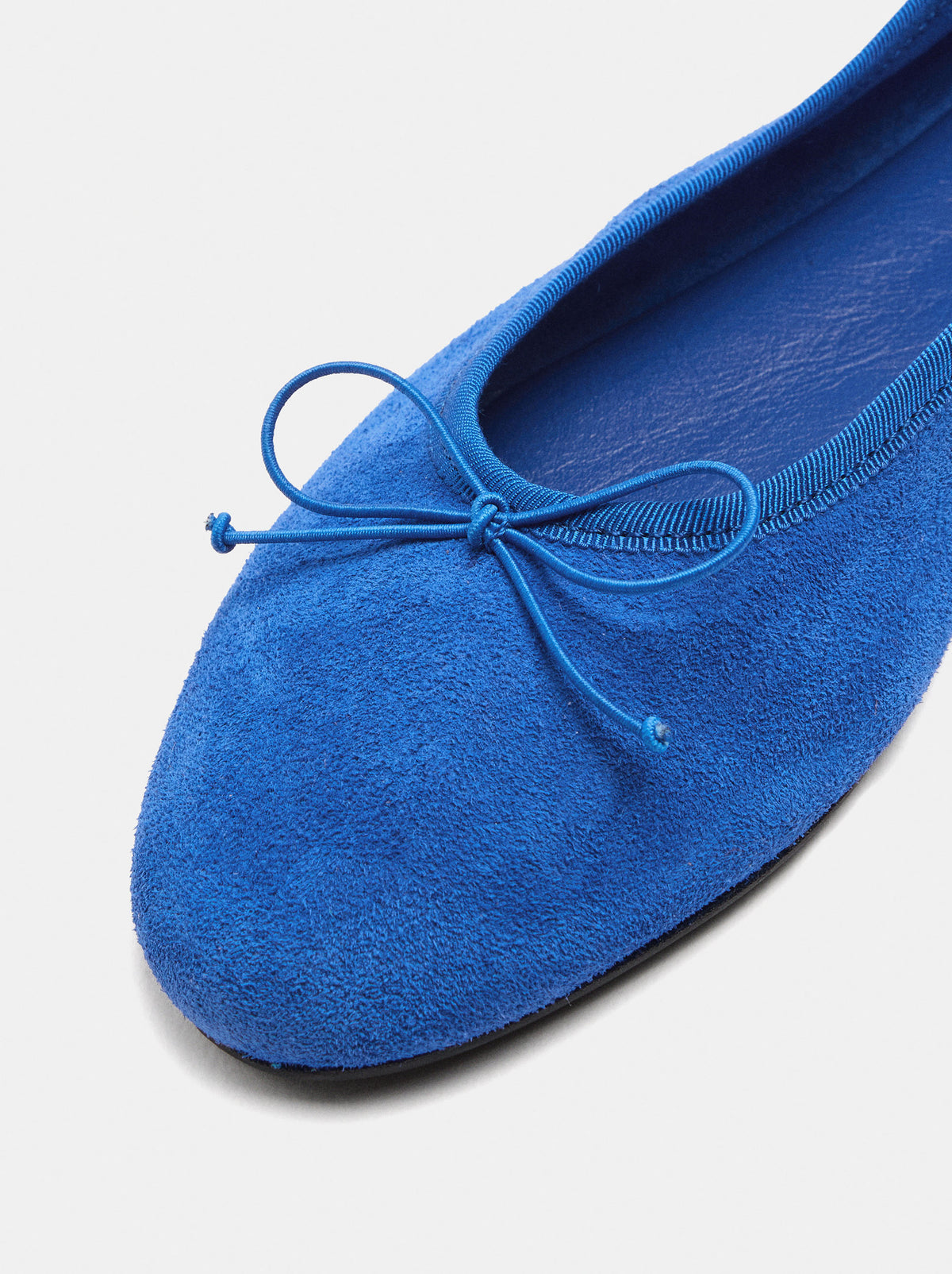 Leather Ballet Flats With A Bow