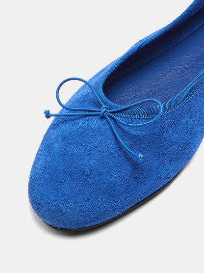 Leather Ballet Flats With A Bow