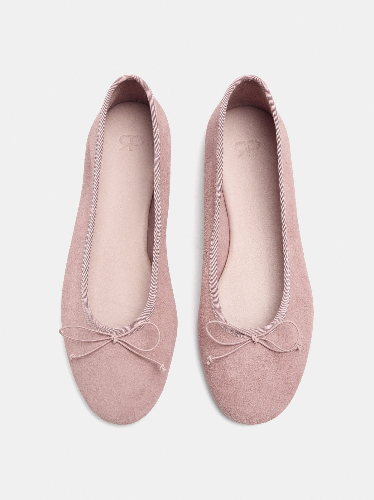 Leather Ballet Flats With A Bow