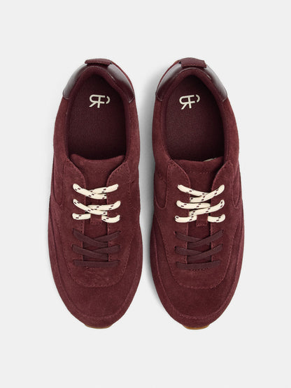 Leather Sneakers With Contrast Details