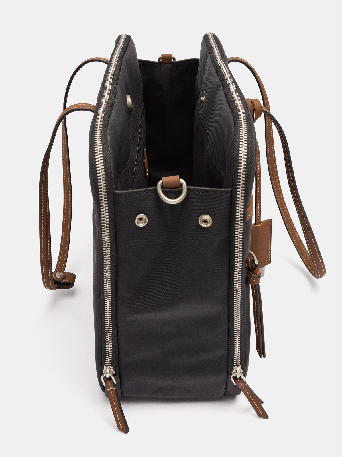 15" Laptop Bag With Nylon Effect