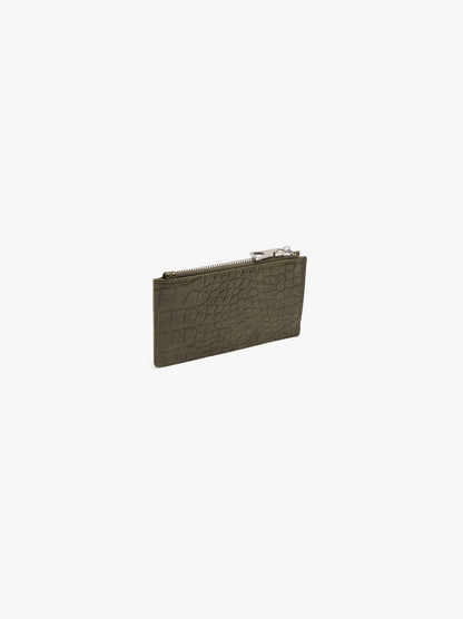 Card Holder With Animal Embossing