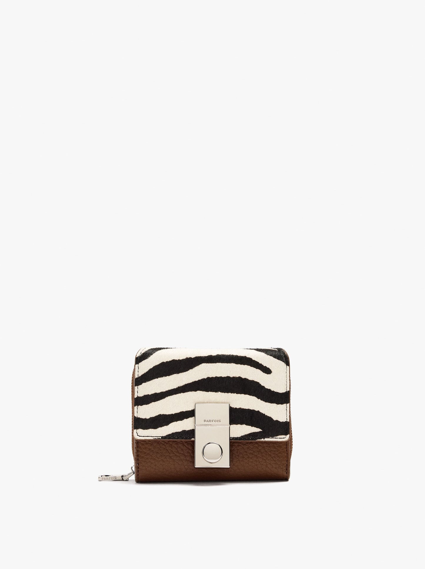 Wallet With Animal-Print Leather Detail