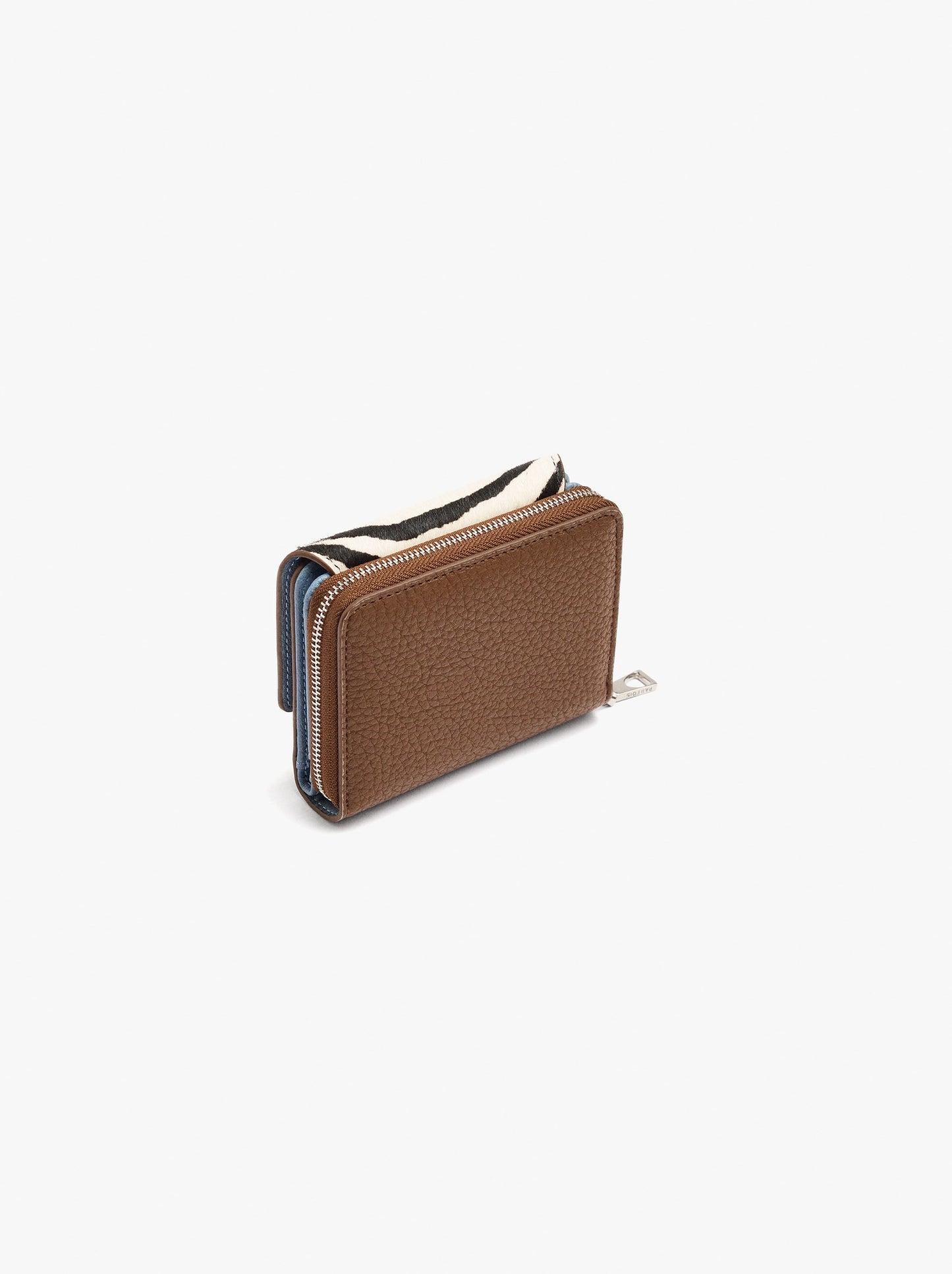 Wallet With Animal-Print Leather Detail