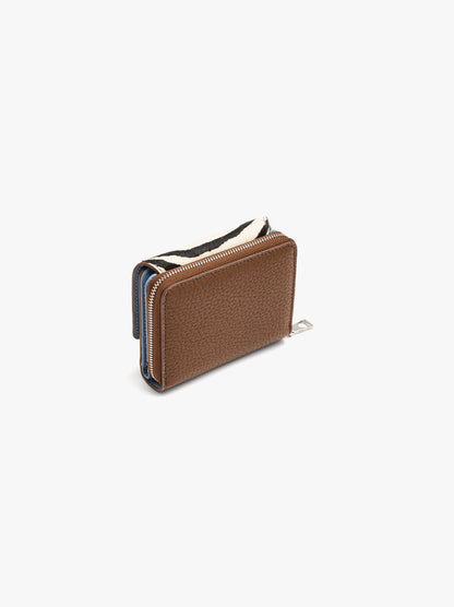 Wallet With Animal-Print Leather Detail