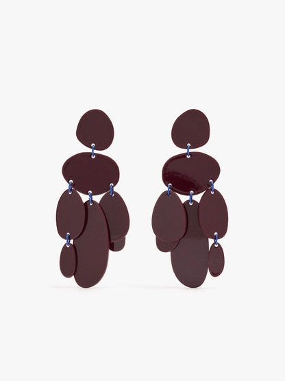 Long Earrings With Oval Shapes