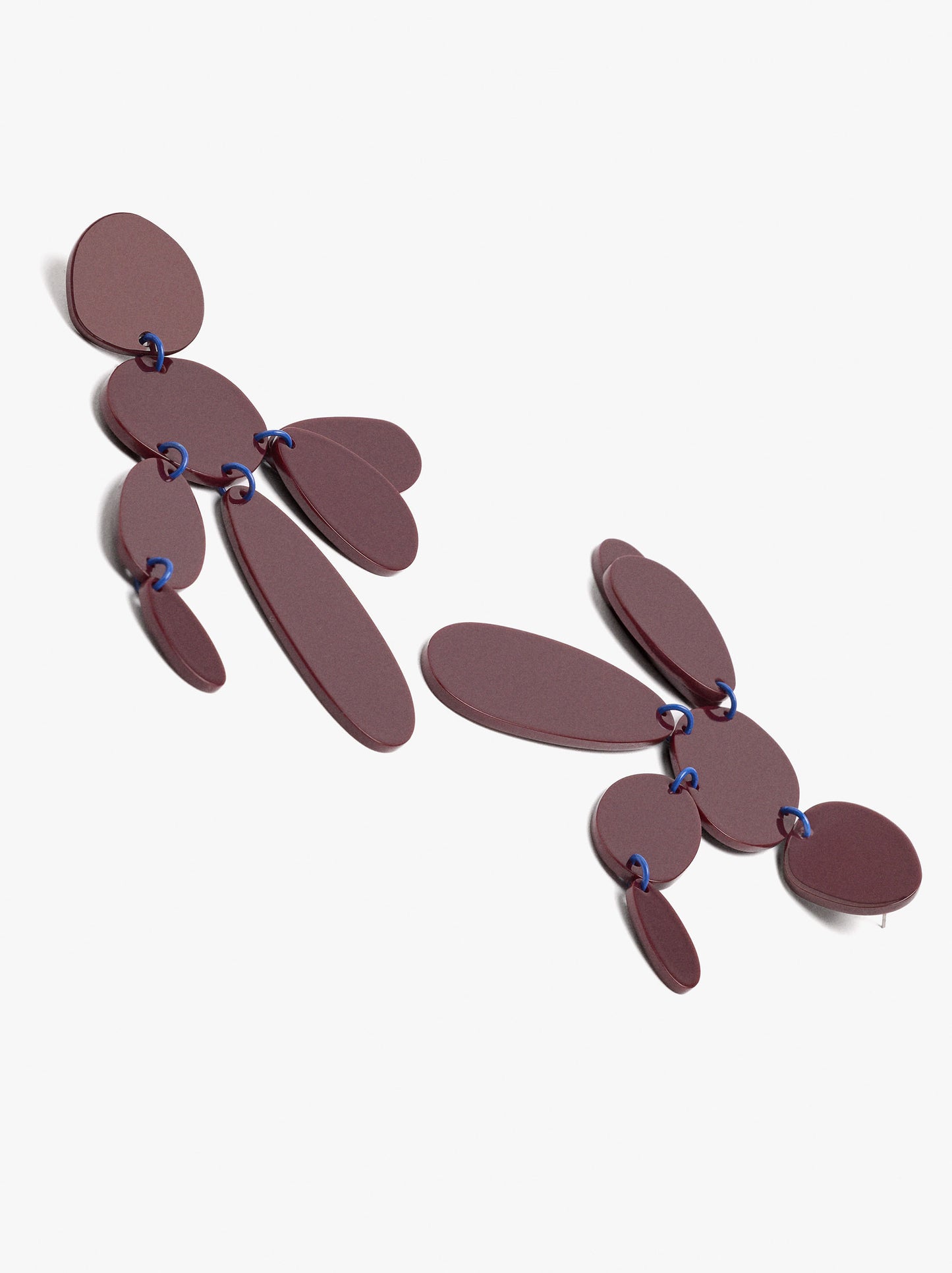 Long Earrings With Oval Shapes