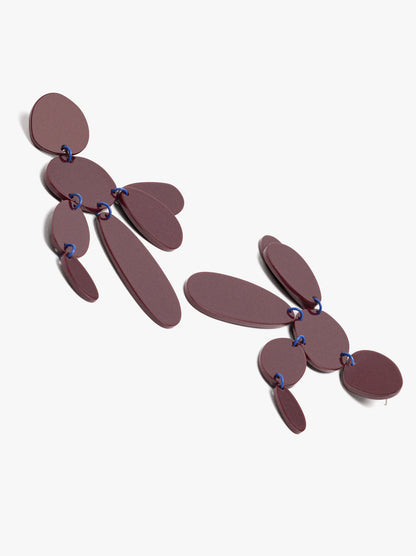 Long Earrings With Oval Shapes