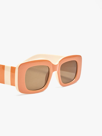 Sunglasses Squares With Stripes