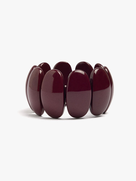 Elasticated Bracelet With Oval Shapes
