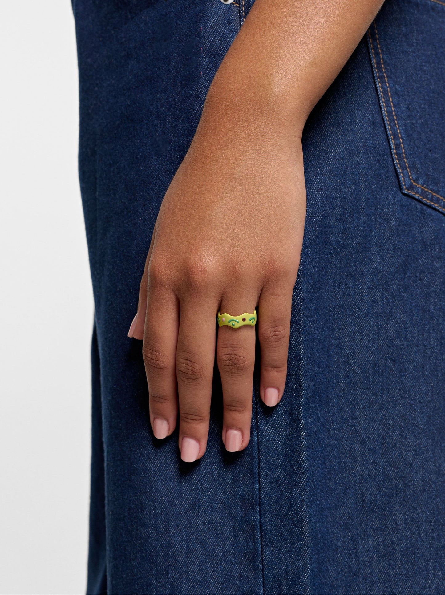 Wavy Enamel Ring