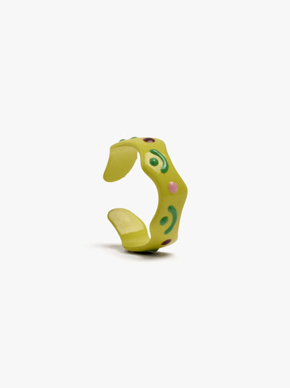 Wavy Enamel Ring