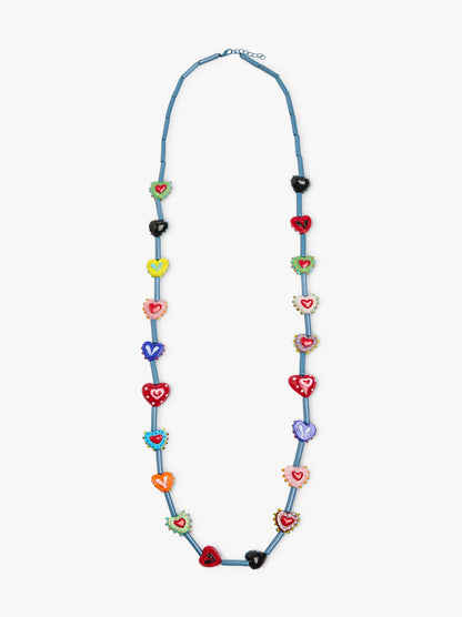 Multicolor Glass Bead Necklace