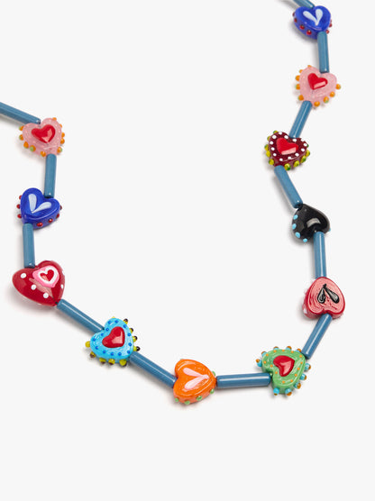 Multicolor Glass Bead Necklace