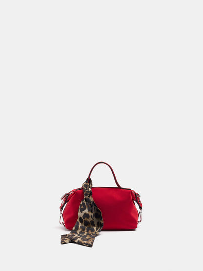 Soft-Textured Tote Bag With Crossbody Bag And Scarf