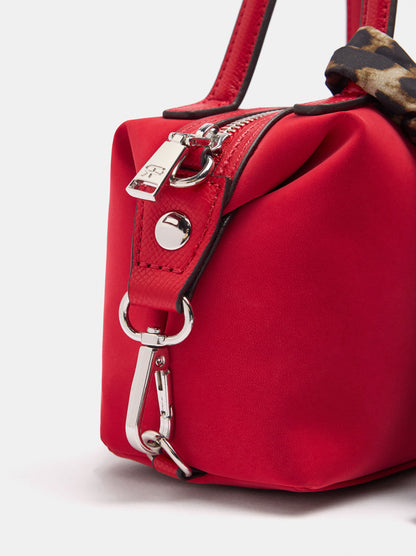 Soft-Textured Tote Bag With Crossbody Bag And Scarf