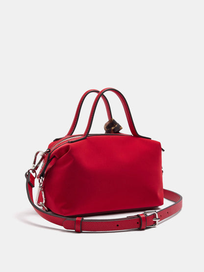 Soft-Textured Tote Bag With Crossbody Bag And Scarf