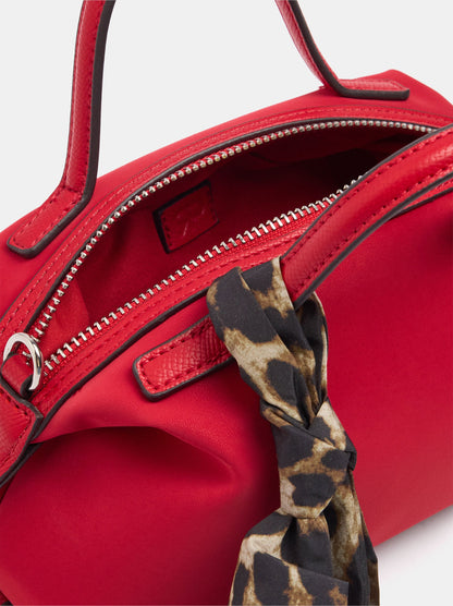 Soft-Textured Tote Bag With Crossbody Bag And Scarf