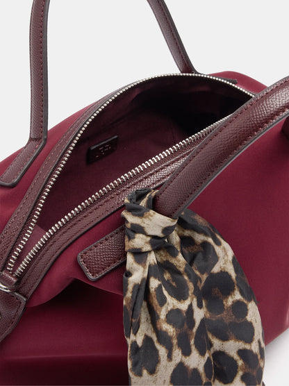 Soft-Textured Tote Bag With Crossbody Bag And Scarf