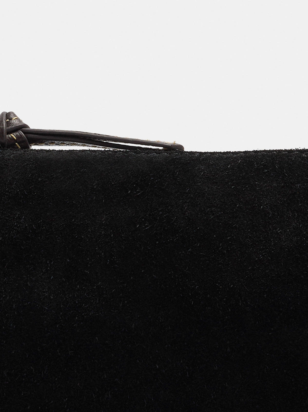 Elongated Leather Crossbody Bag