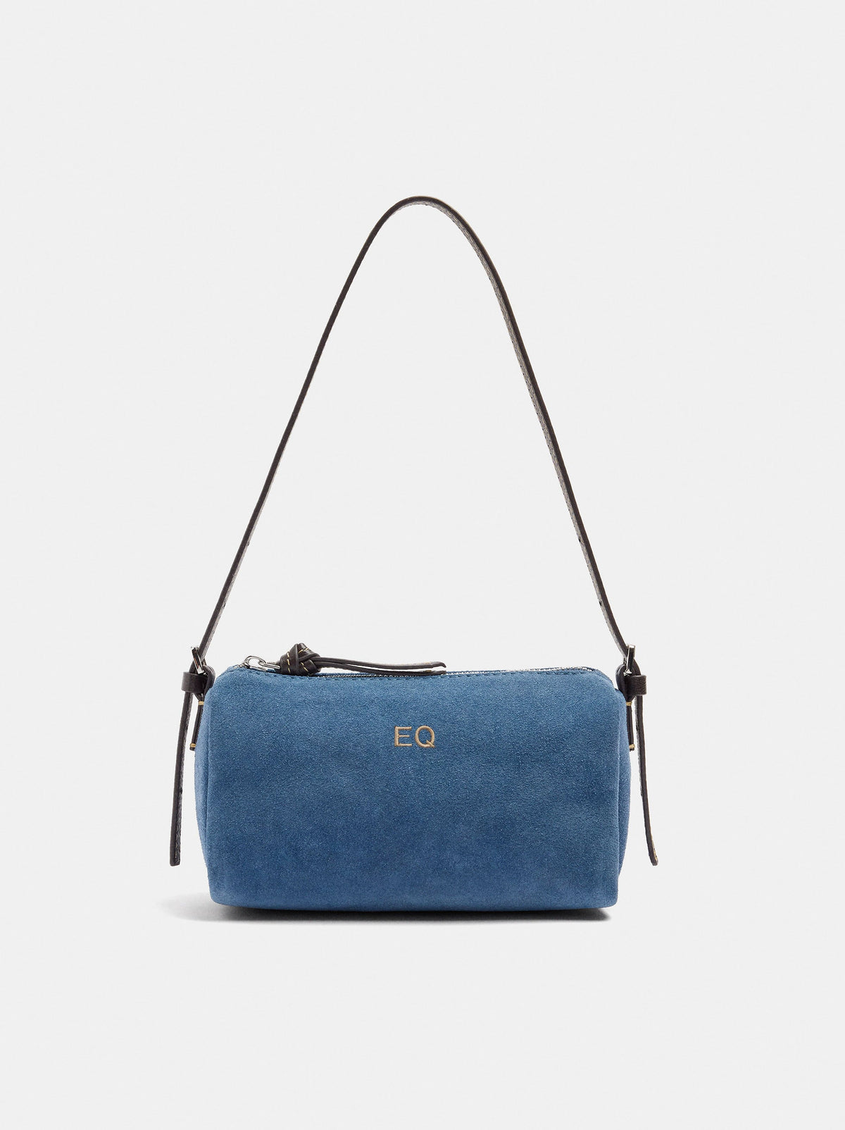 Elongated Leather Crossbody Bag