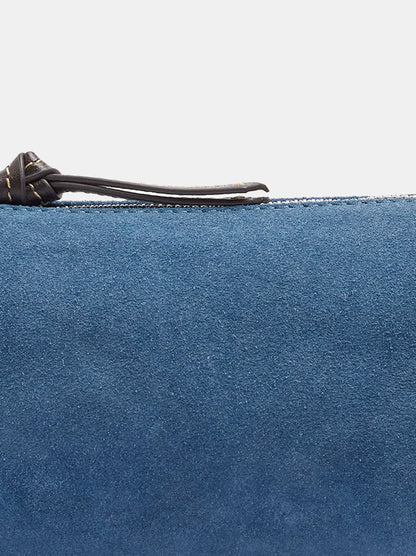 Elongated Leather Crossbody Bag
