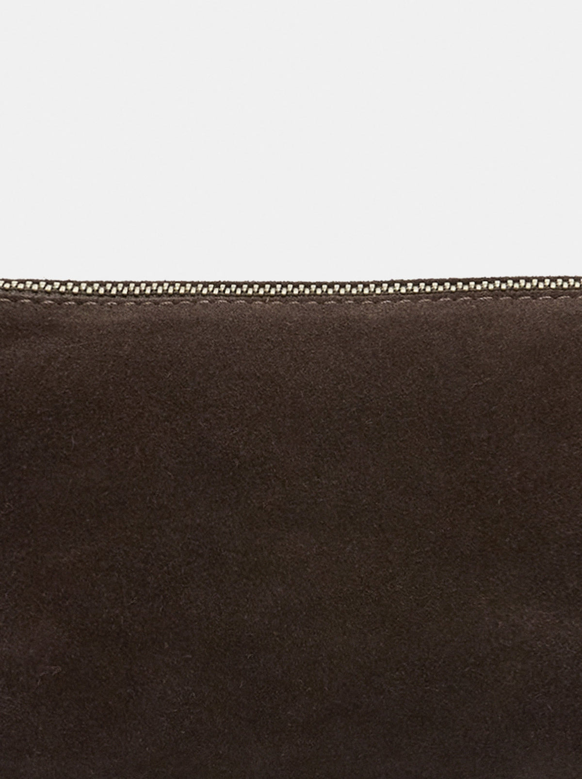 Elongated Leather Crossbody Bag